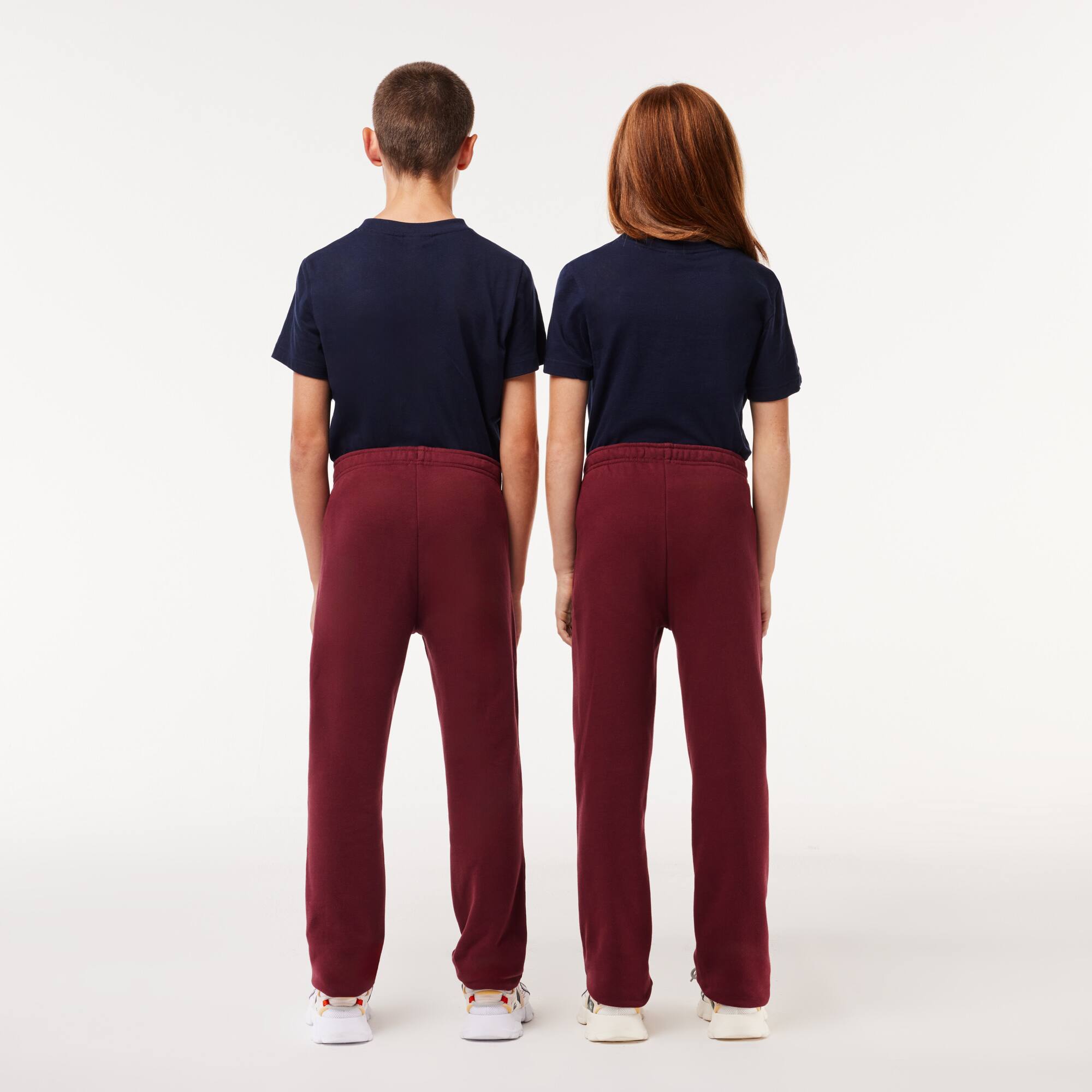 Pantalon de survêtement en molleton coton Pantalons & Shorts - Rouge - Lacoste - Enfant