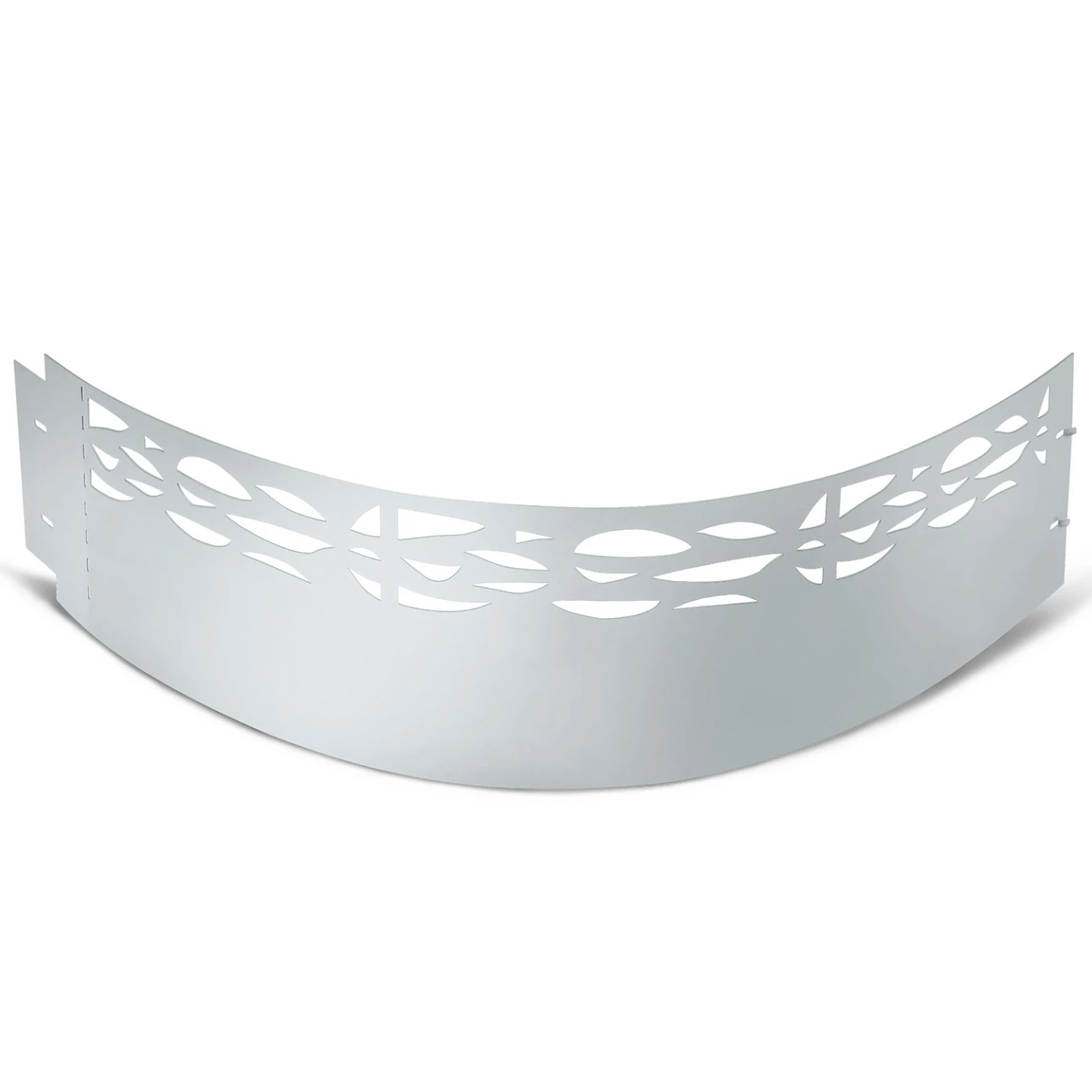 Bordurette de jardin x5 acier ajouré flexible L. 5 x H. 0.18 M