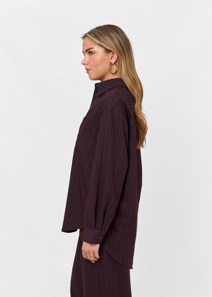 Karlijn blouse donkerpaars