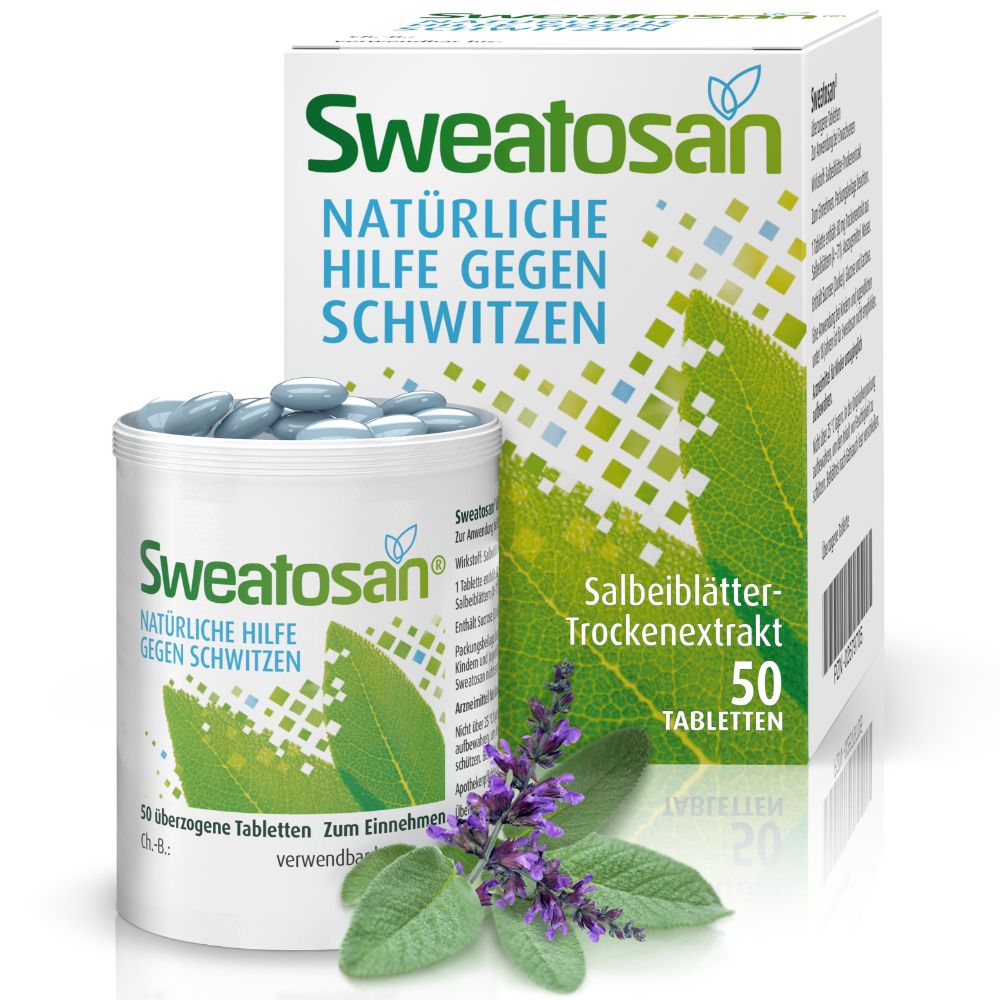 SWEATOSAN® pflanzliches Arzneimittel gegen starkes Schwitzen