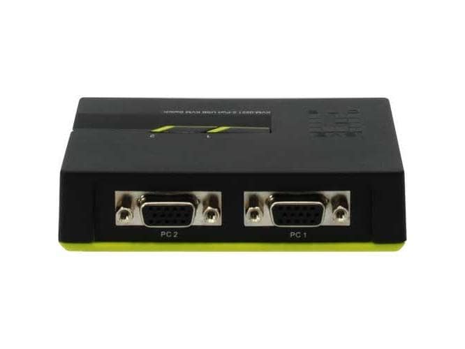 LevelOne KVM Switch KVM-0222 KVM-Switch, 2-Port