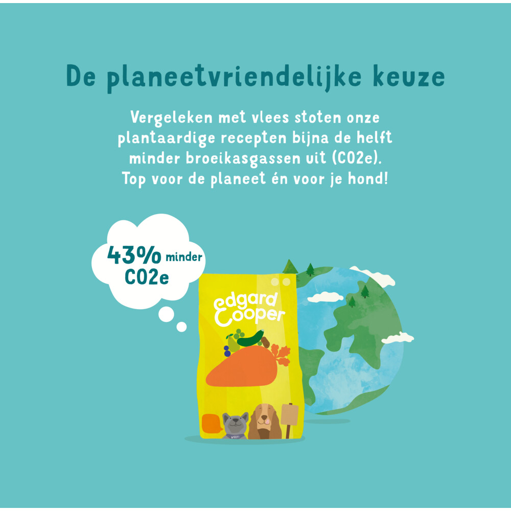 Edgard & Cooper Plantaardig Hondenvoer Wortel - Courgette7 kg