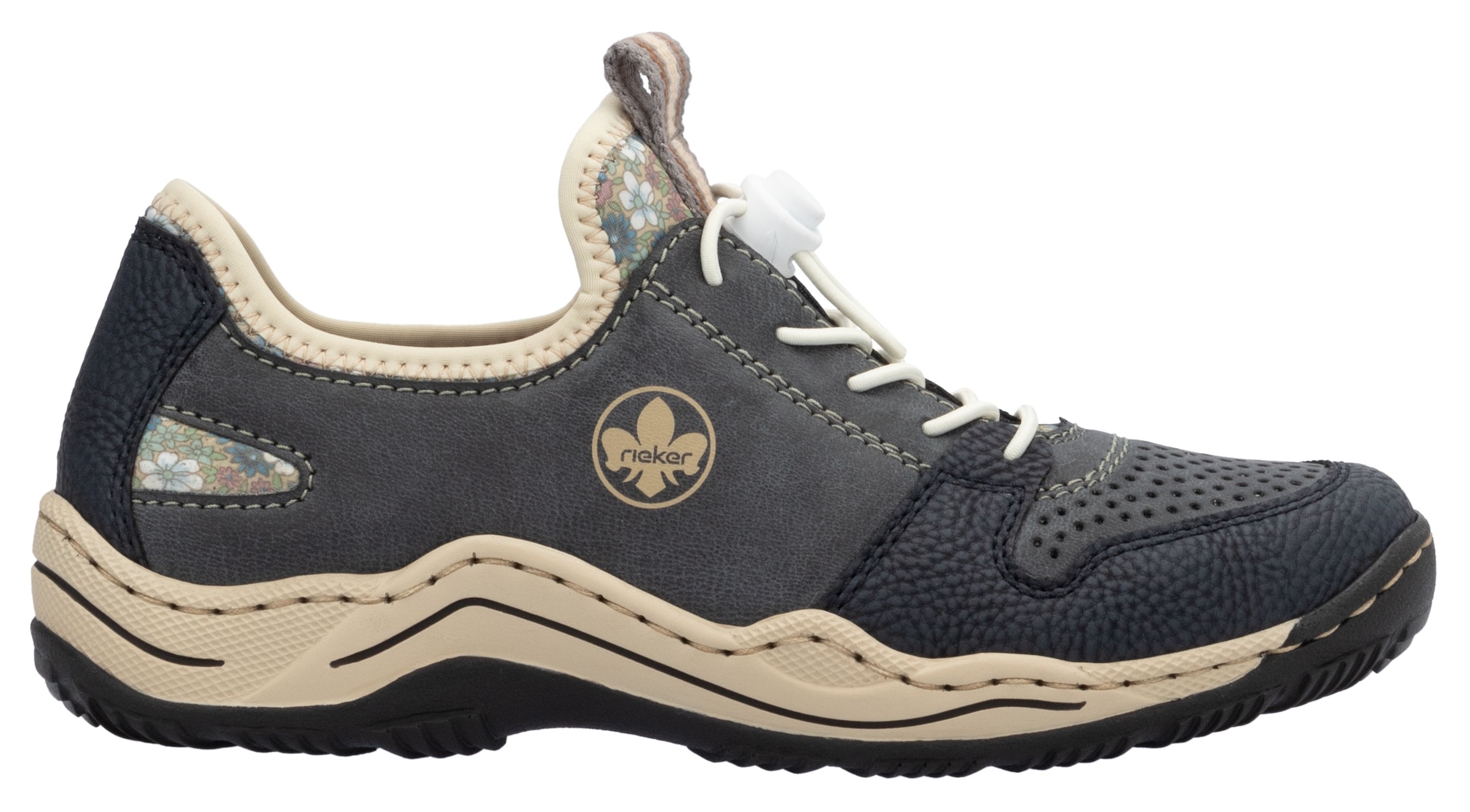 Rieker Schnürschuh  mit elastischem Gummizug