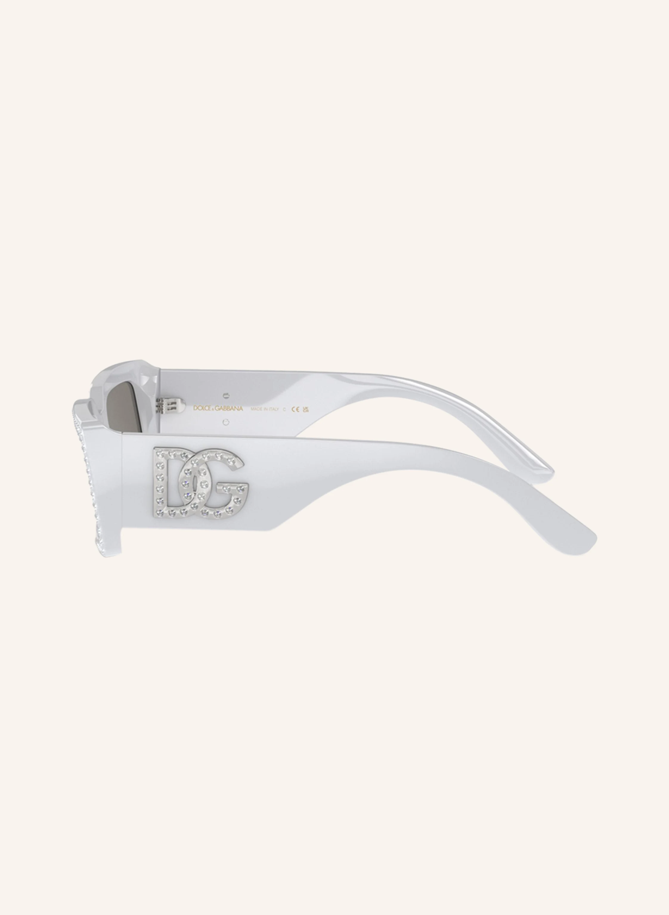 DOLCE & GABBANA Sonnenbrille DG4447B mit Schmucksteinen