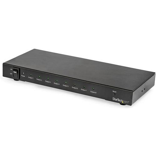 StarTech.com Splitter vidéo HDMI 4K 60 Hz à 8 ports - Répartiteur HDMI Ultra HD compatibe HDR