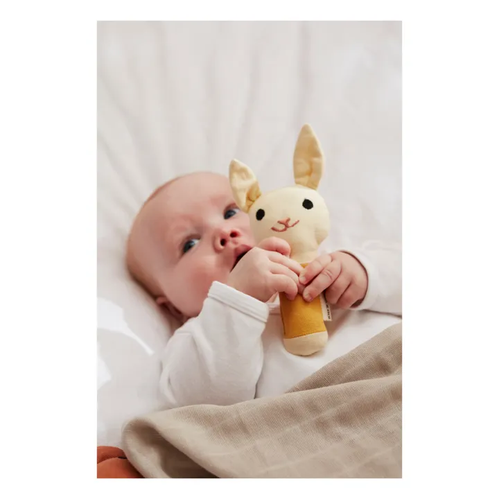 Kid's Concept Hochet Lu | Jaune moutarde