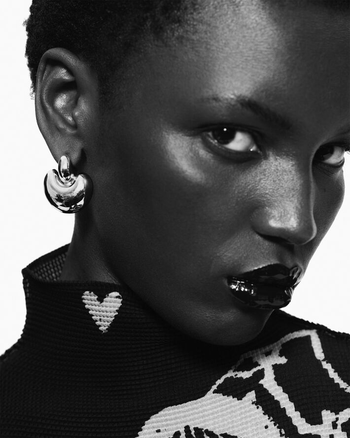 Maria Black Tryvann Earring Silver Silver