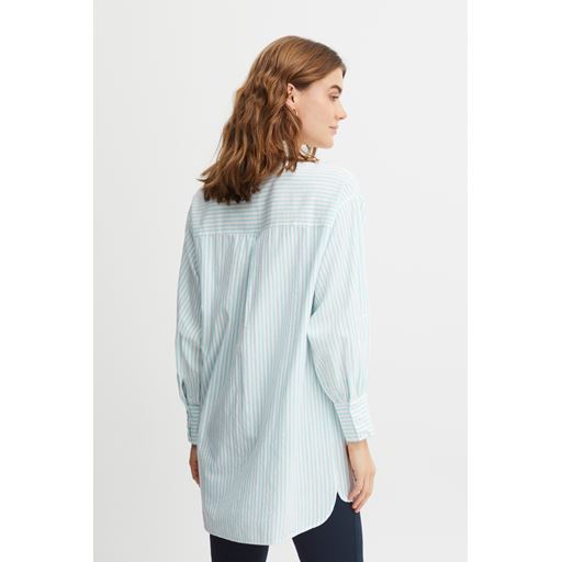 Fransa Langærmet Skjorte, Powder Blue Mix, M