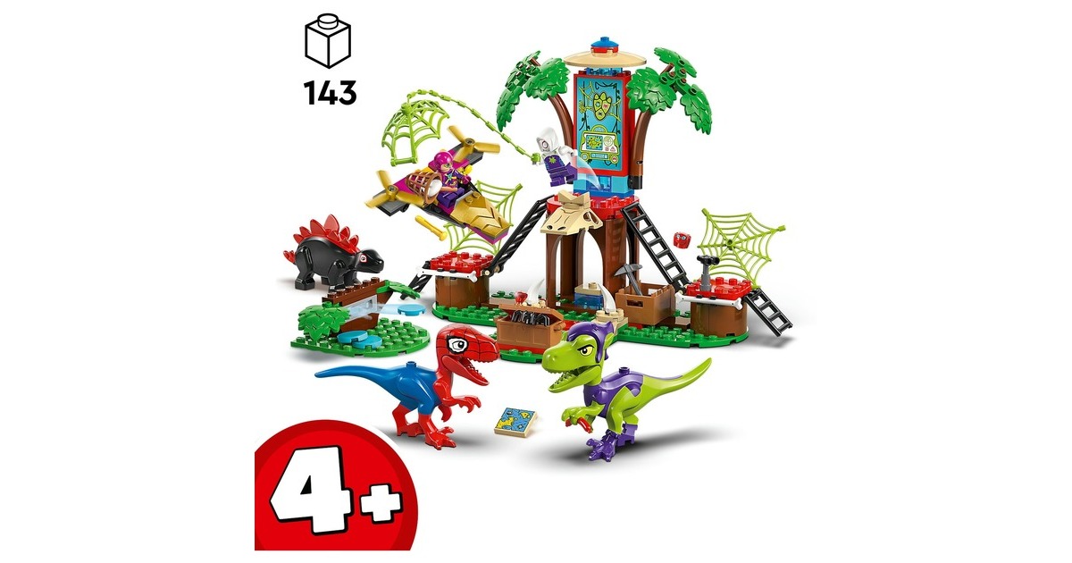 LEGOMarvel Spidey And His Amazing Friends - Spidey en Gobby's raptorstrijd bij de boomhut Constructiespeelgoed  (11200 - Spidey en zijn geweldige vriendjes)