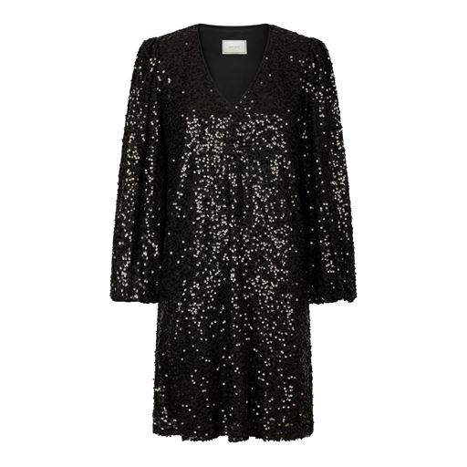 Neo Noir Manni Sequins Kjole, Black, 40