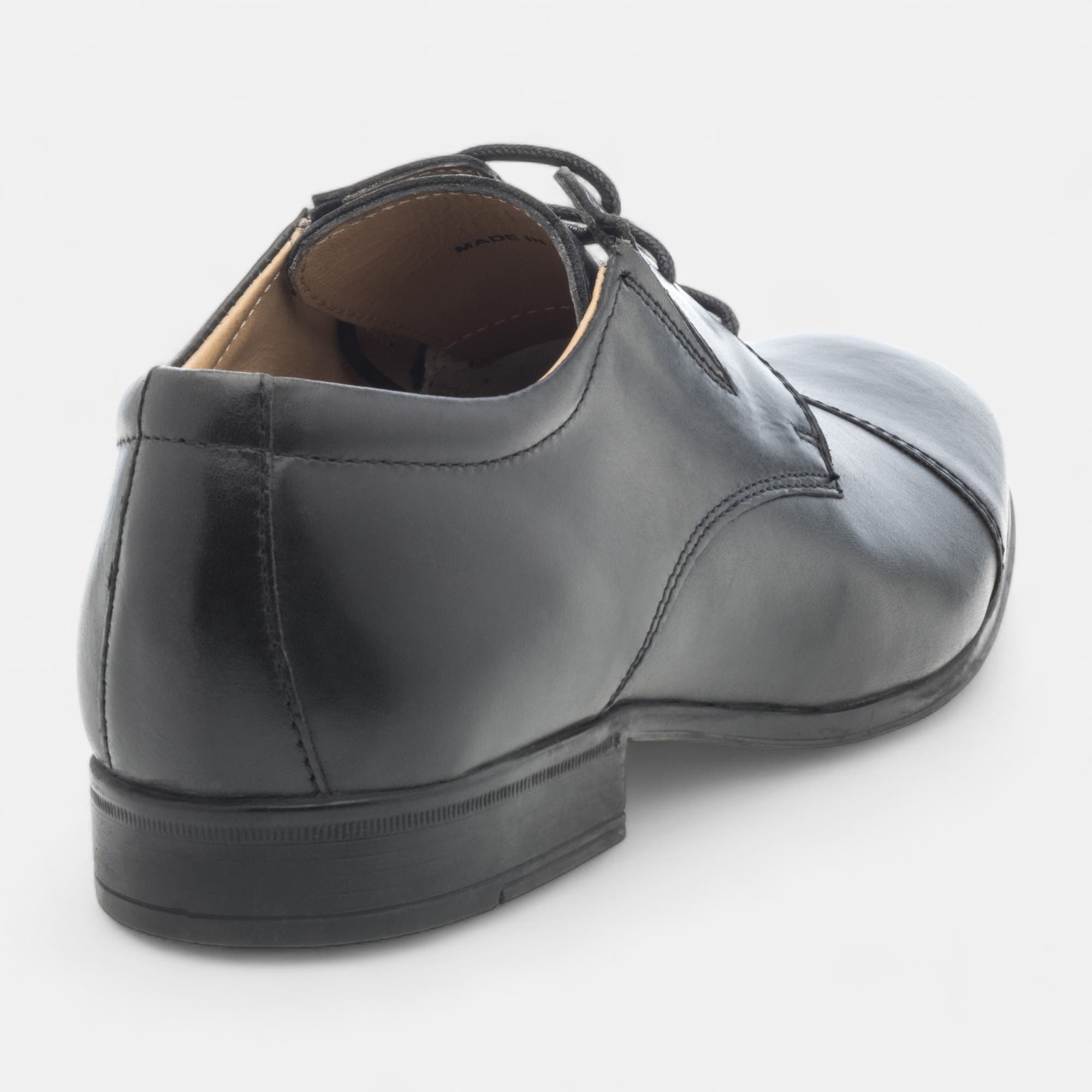 Derbies Homme en cuir noir
