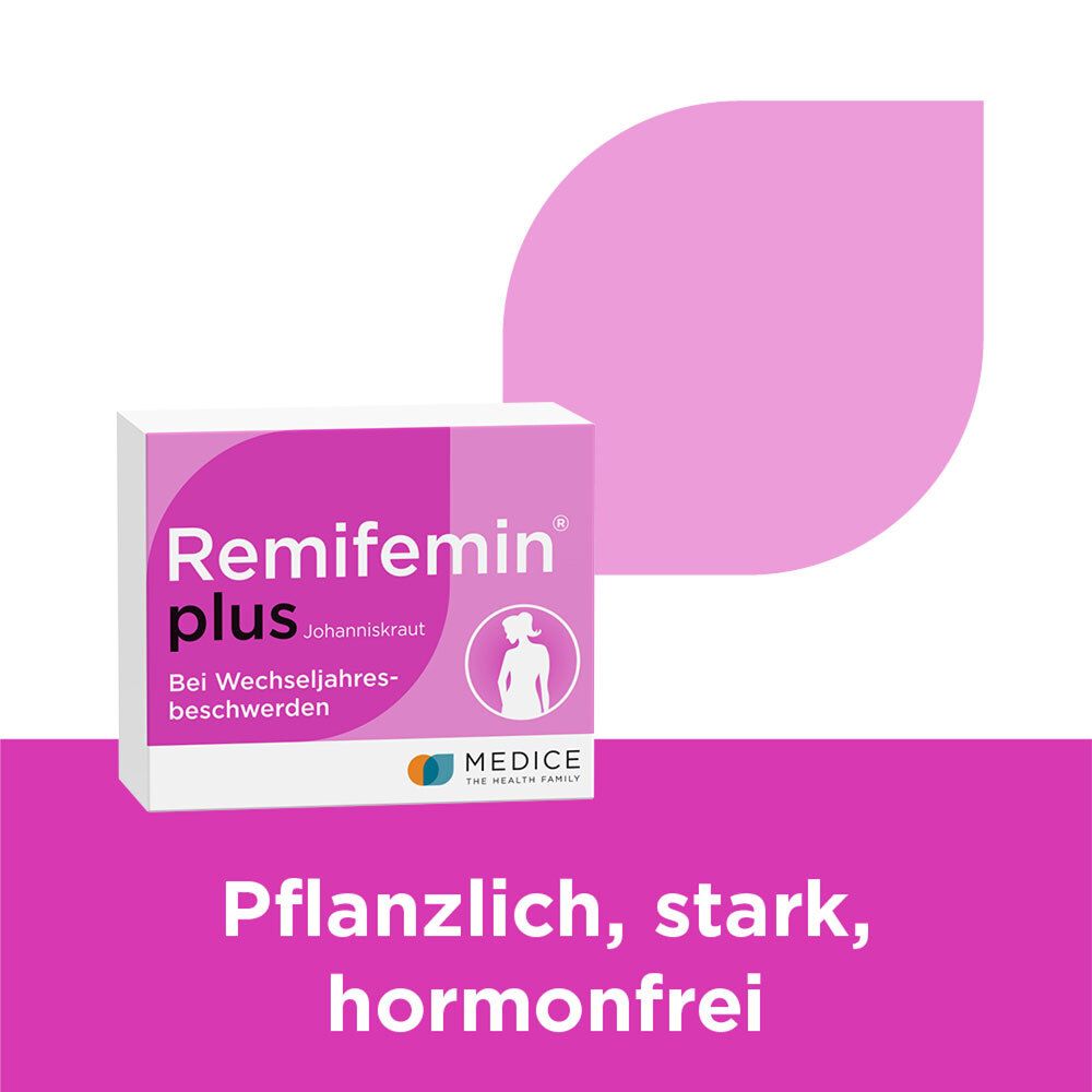 Remifemin plus Johanniskraut bei Wechseljahresbeschwerden