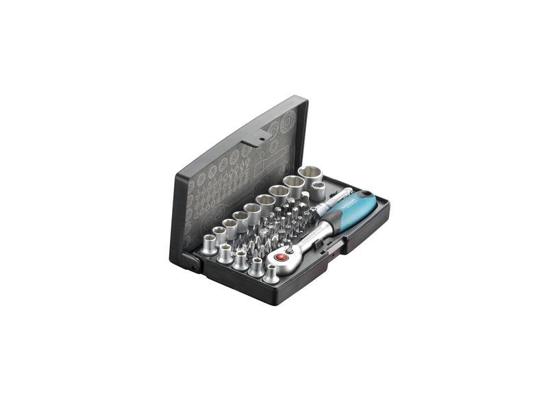 Technocraft Steckschlüssel-Set Compact Pro 1/4