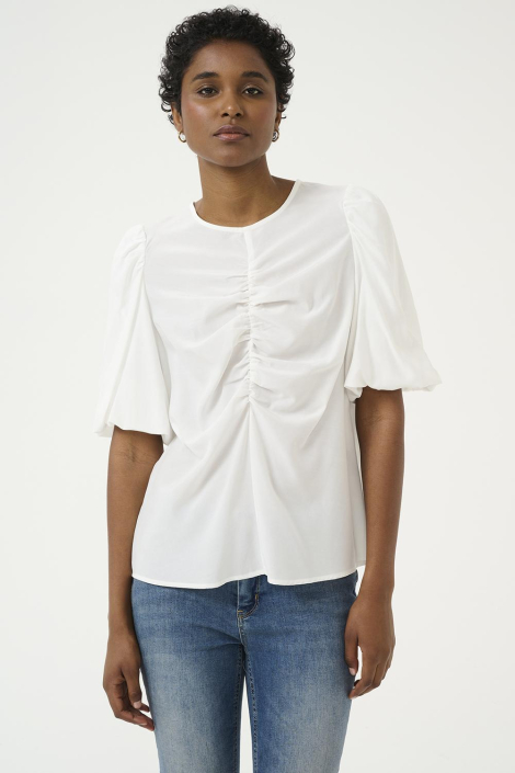Culture ecru dames blouse