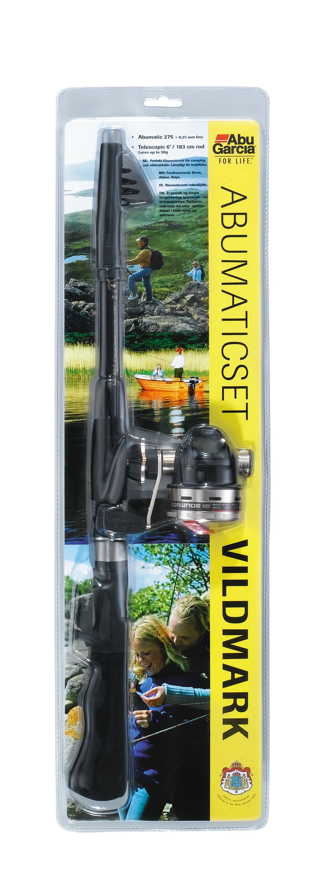 Abu Garcia Abumaticset Vildmark Abu275/C60 Teleskopsett