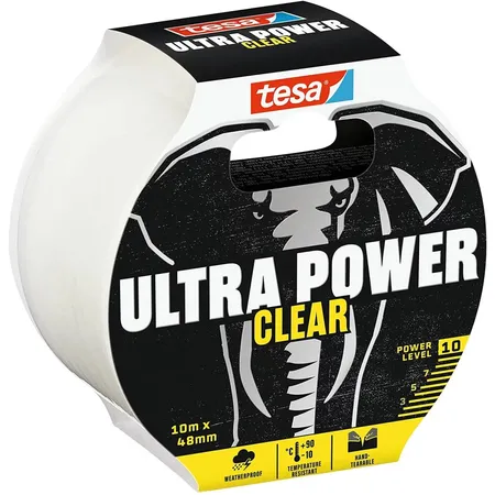 tesa Reparaturband Ultra Power Clear 48mmx10m