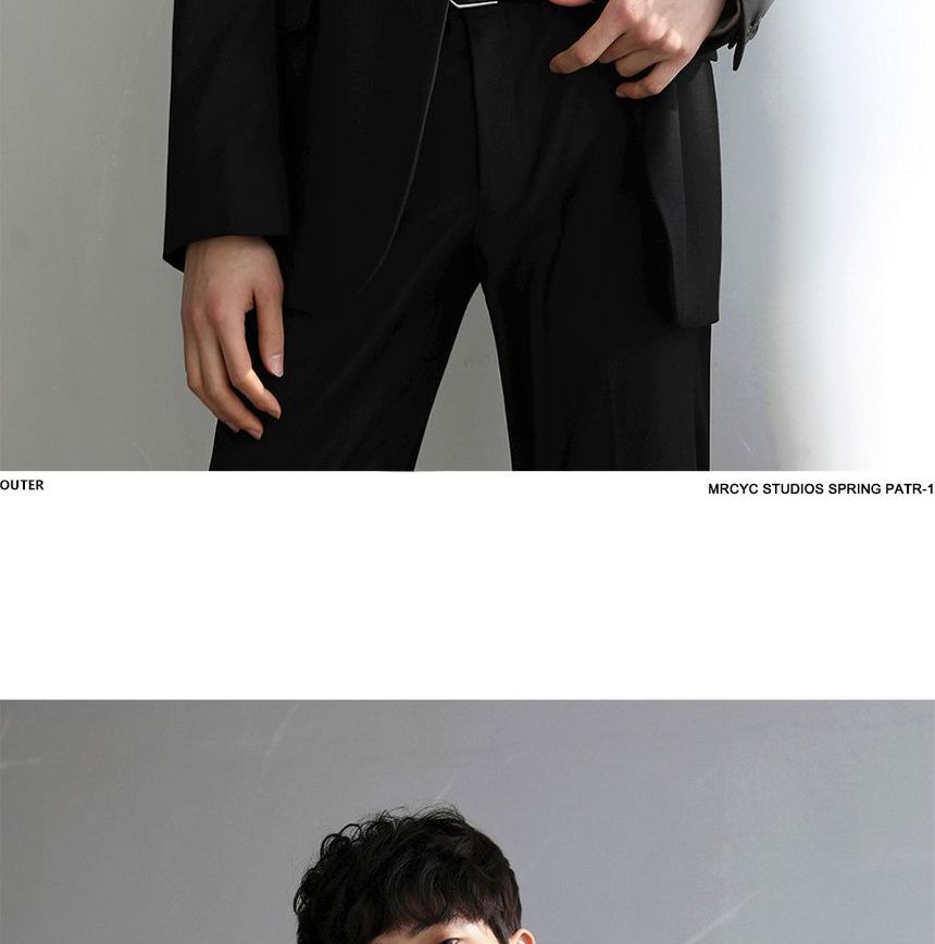 MRCYC - Enkelrijs blazer / Rechte broek