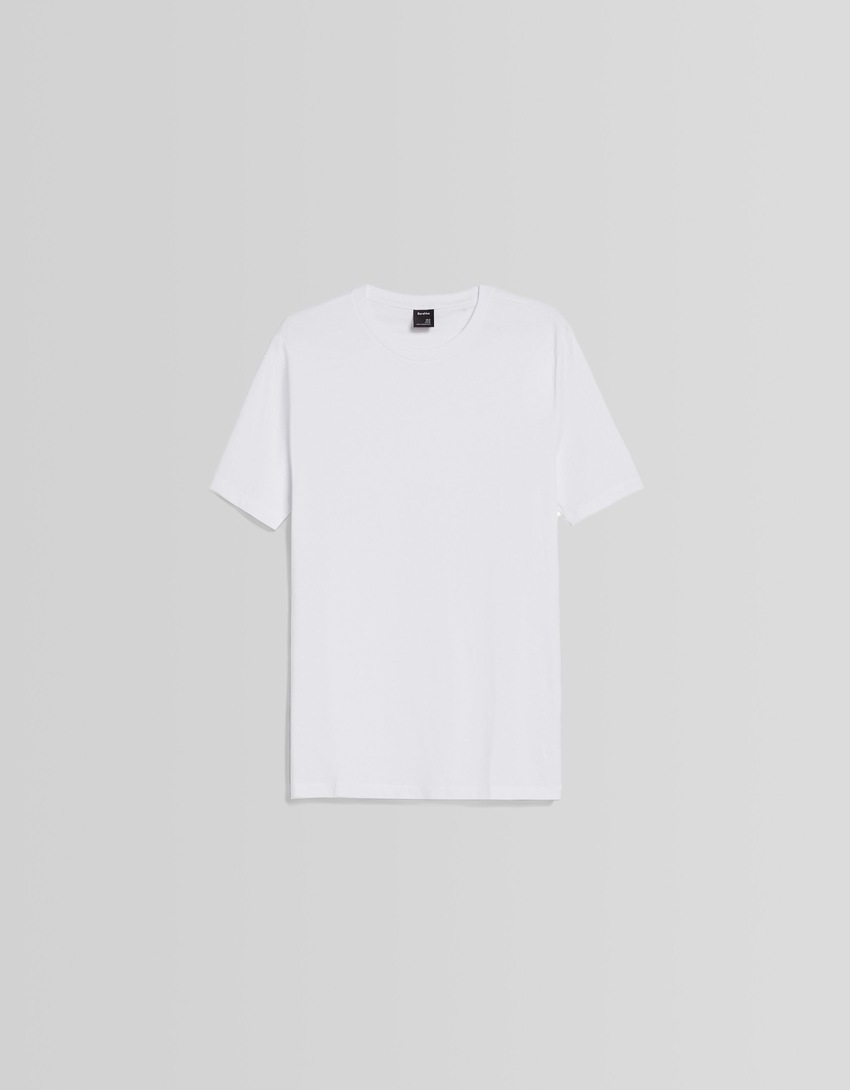 Camiseta de manga curta com modelagem regular