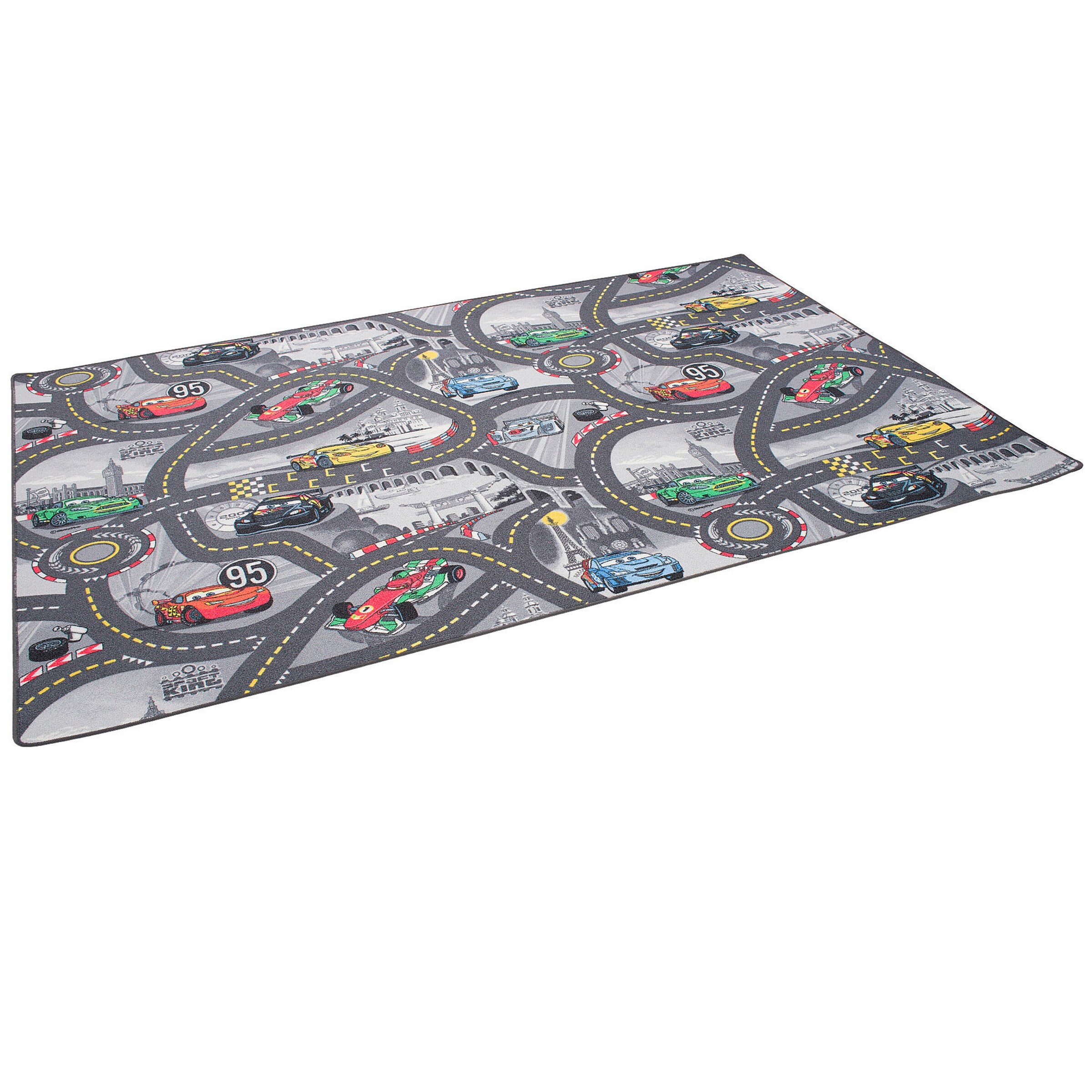 Snapstyle Kinder und Spielteppich Disney Cars Grau