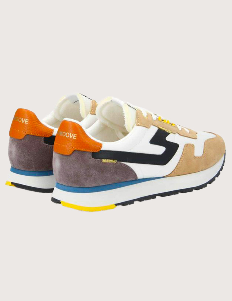 SCHMOOVE BASKETS HOMME ATHENE RUNNER BEIGES