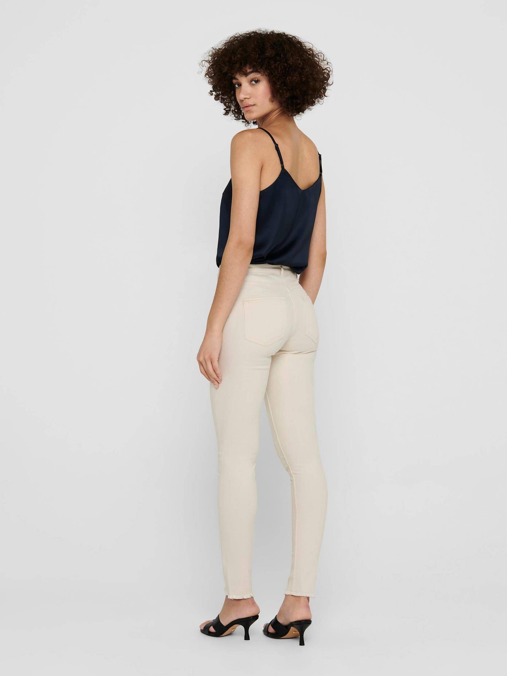 Only| Damen Jeans ONLBLUSH MID SK AK RW DNM Skinny Fit