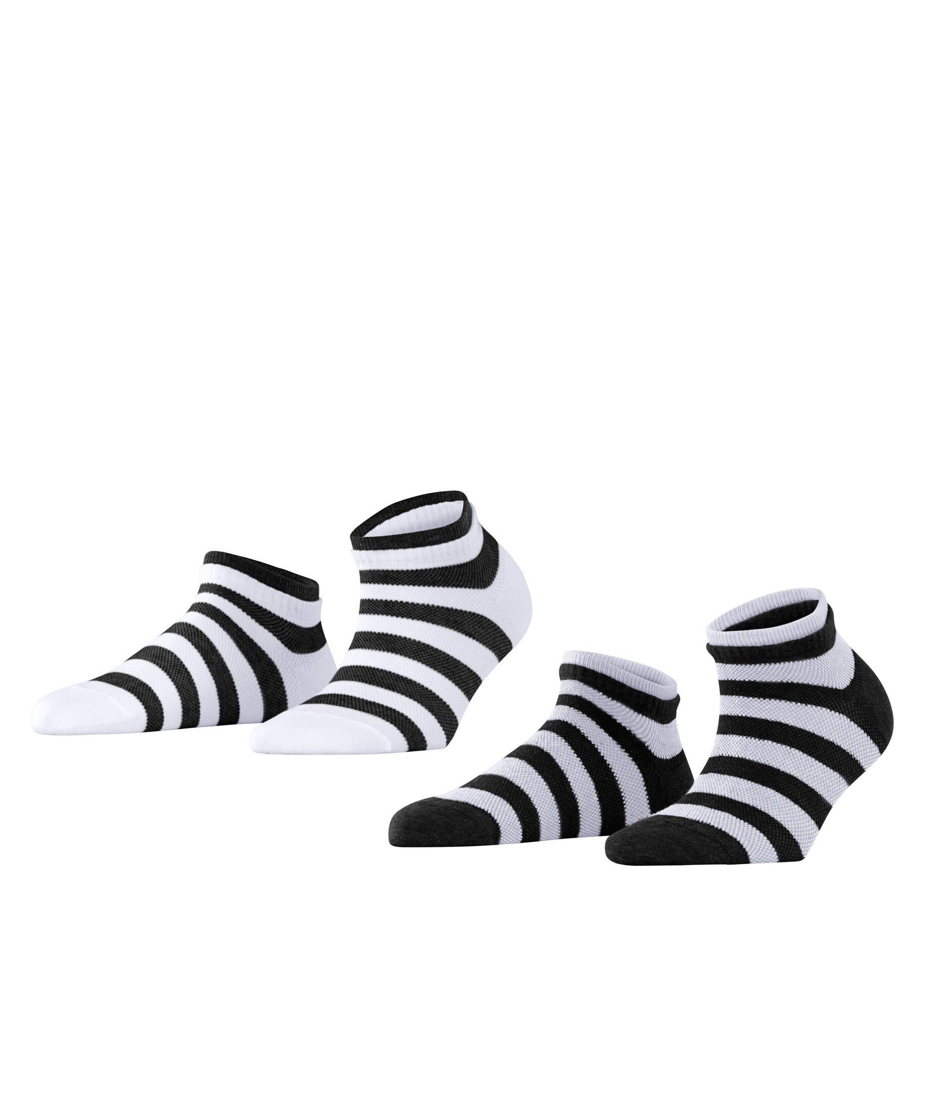 Esprit| Damen Sneakersocken Mesh Stripe 2-Pack