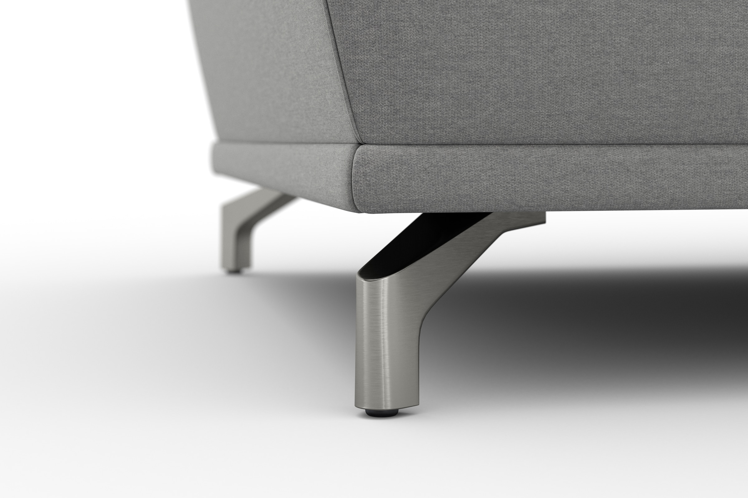 sit&more Ecksofa »Cabrio L-Form, B: 295 cm, mit Sitztiefen-, Arm- & Kopfteilverstellung« 2 Nierenkissen, Federkern, optional Bettfunktion und Stauraum