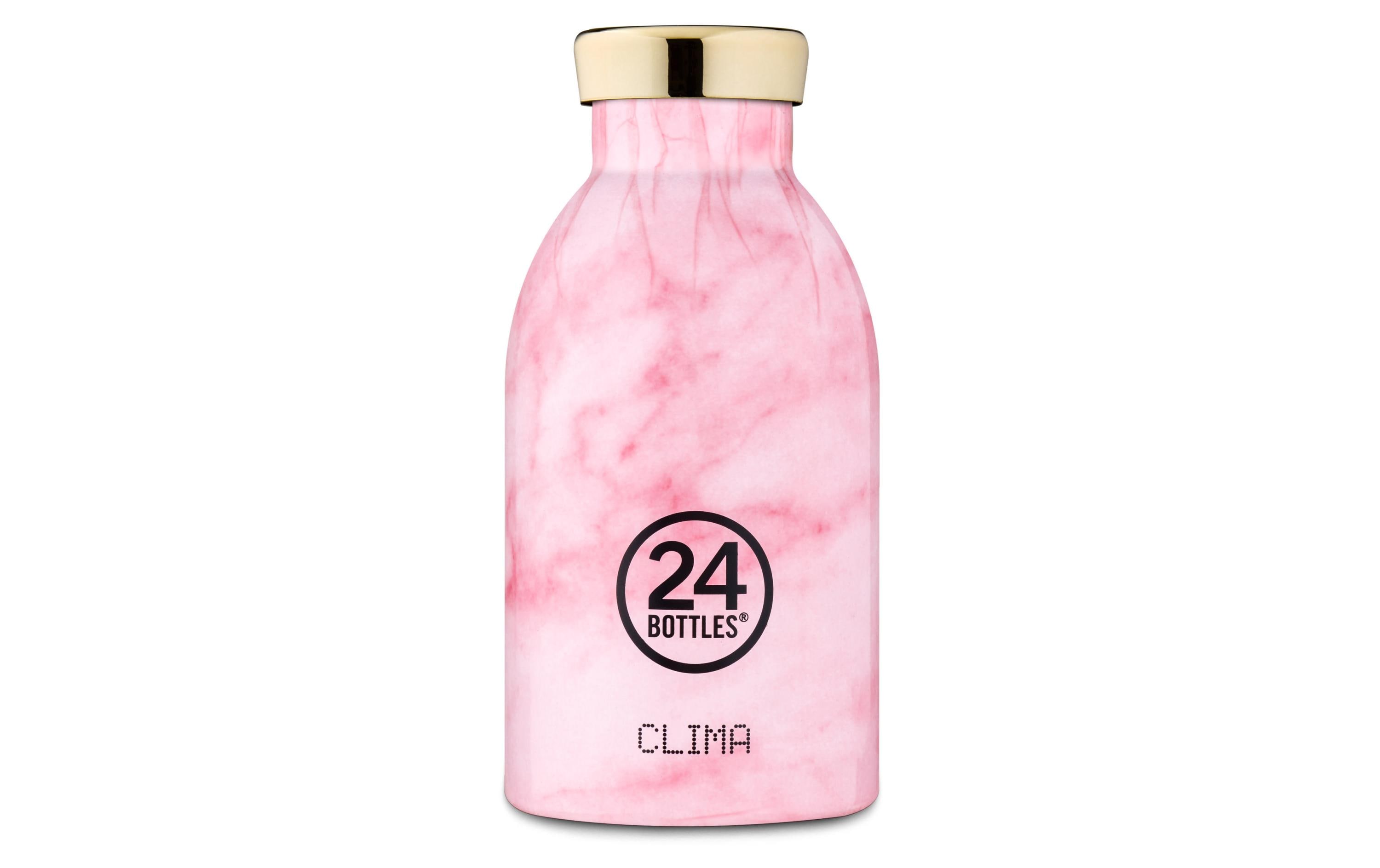 Thermosflasche Clima 330 ml, Pink MarbleIsolierflasche mit doppelwandiger Edelstahlisolation