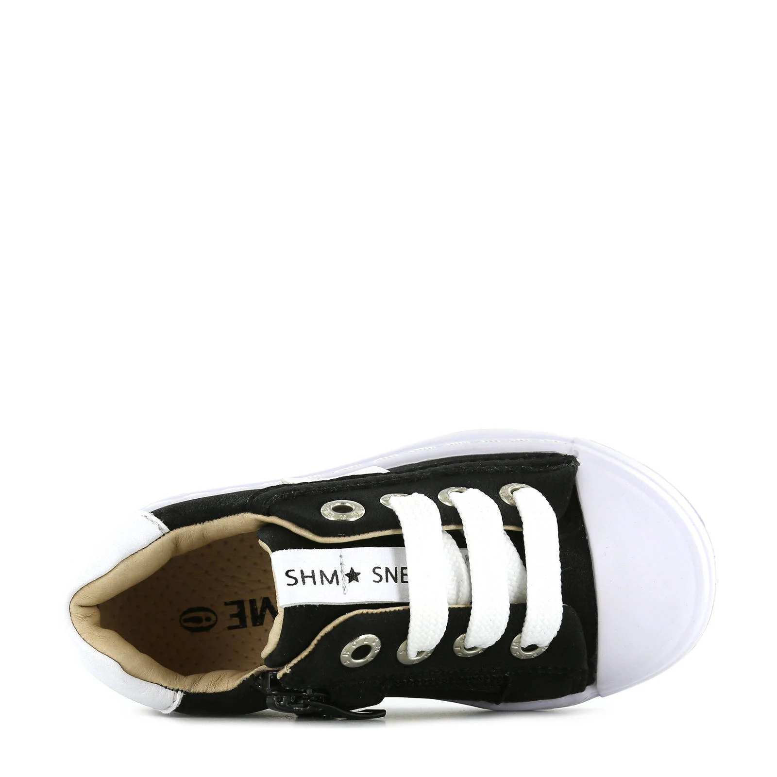 Shoesme SH21S001-J  leren sneakers zwart
