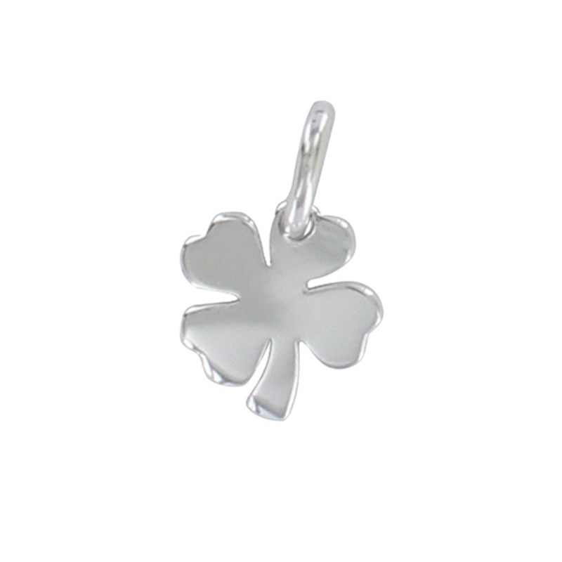 Pendentif Argent Rhodié Mini Trèfle