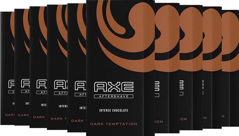 AXE - Dark Temptation - Aftershave - 10 x 100 ml Voordeelverpakking