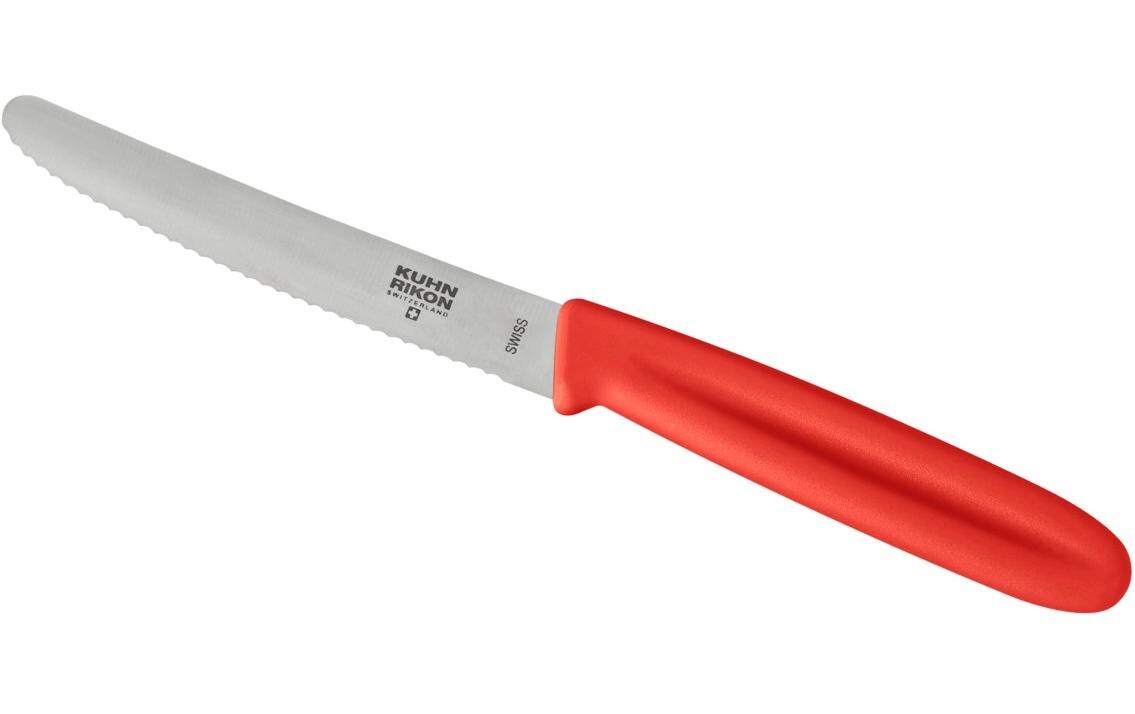 Allzweckmesser Swiss Knife RotGezacktes Zubereitungsmesser