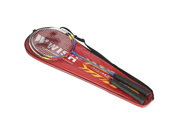 ØNSK ALUMTEC 329K BADMINTONRACKETTER BLÅ+RØD ØNSKET