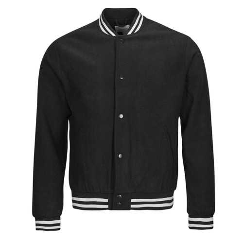Jack & Jones - JJZAC WOOL BOMBER - Noir