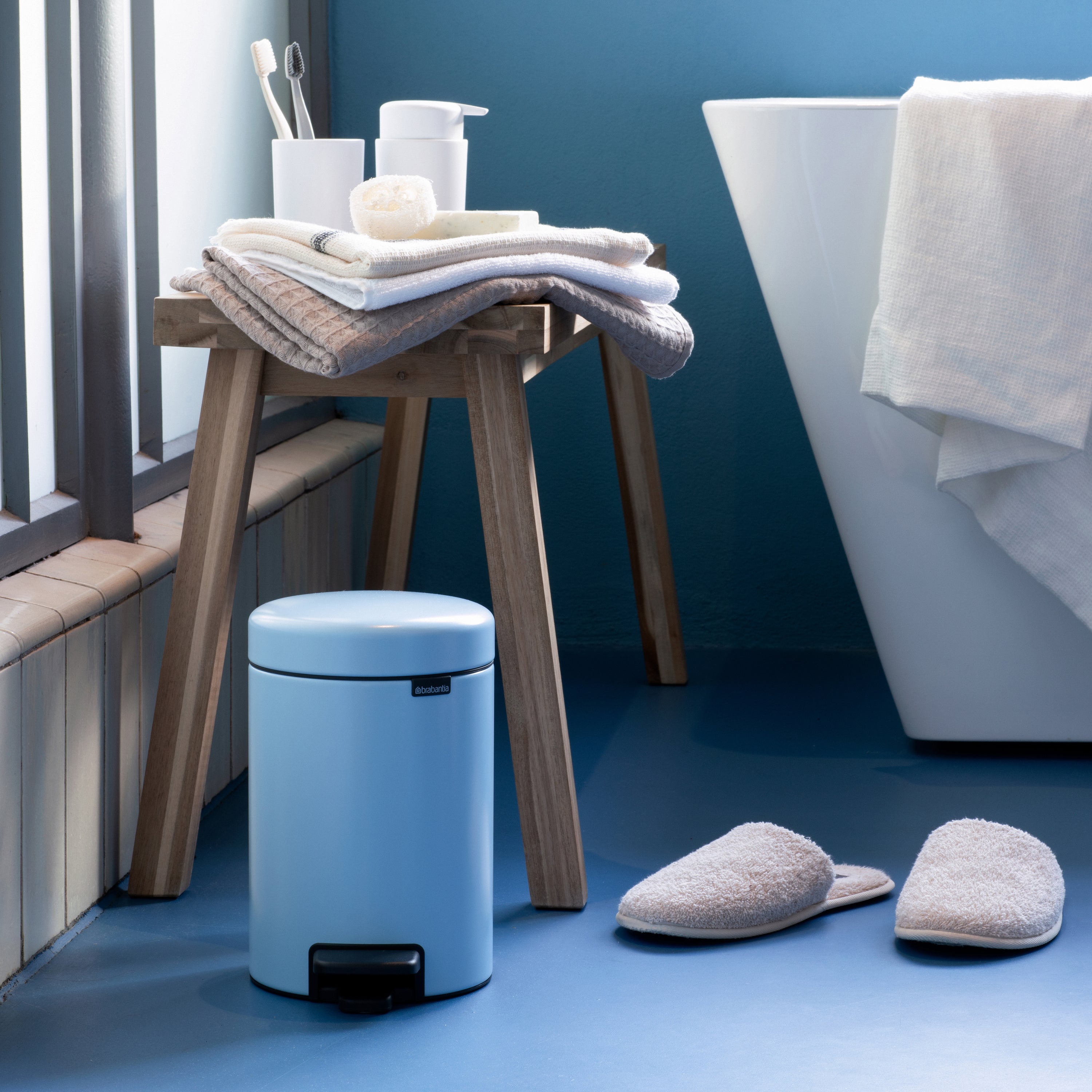 Brabantia NewIcon Pedaalemmer 3 L - Dreamy Blue