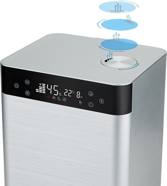 Wilfa Dew Ultrasonic luftfugter 601229 (sølv/sort)