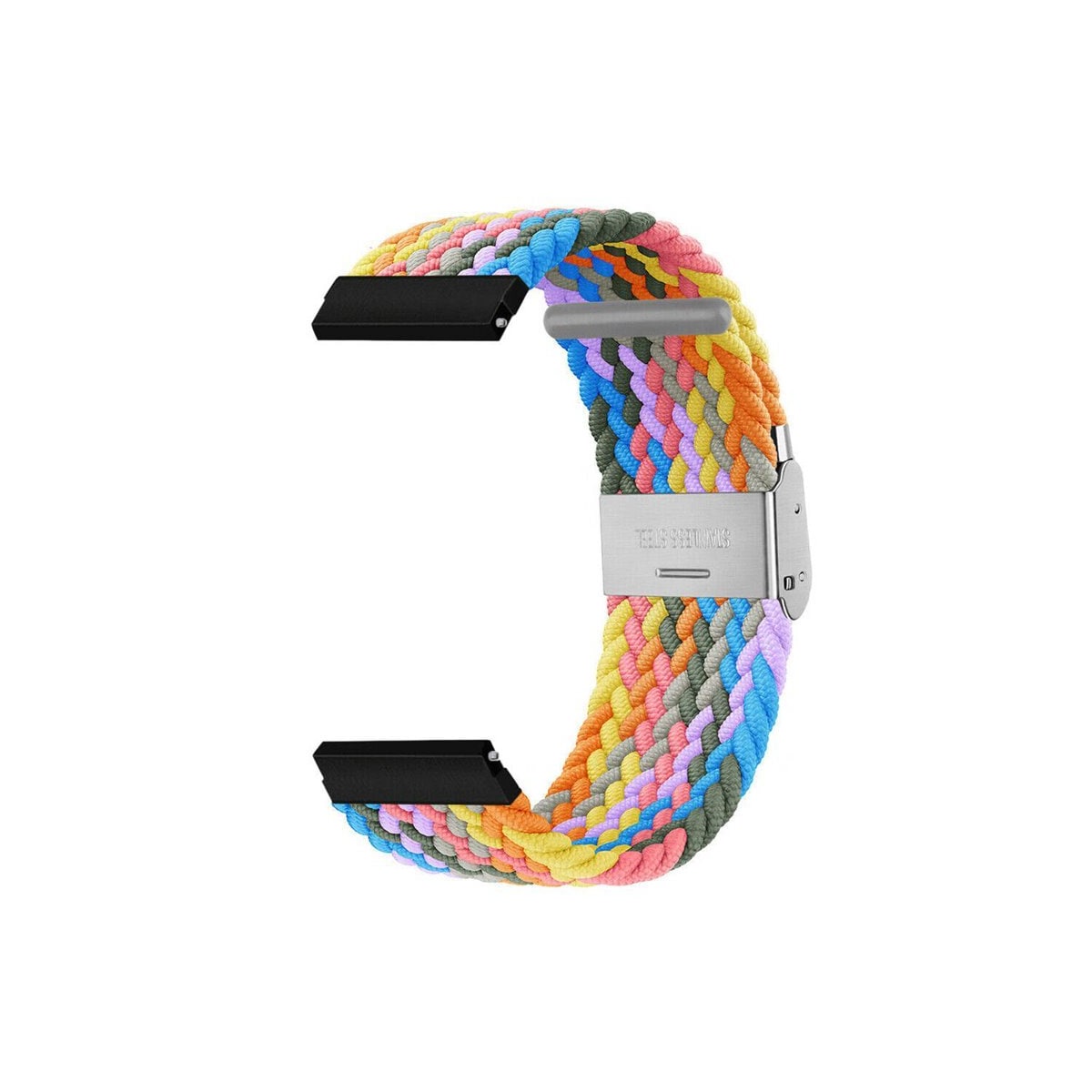 Flettet klokkereim Garmin Forerunner 645 Music - lightrainbow