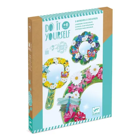 Djeco DIY: Spiegel Blumen