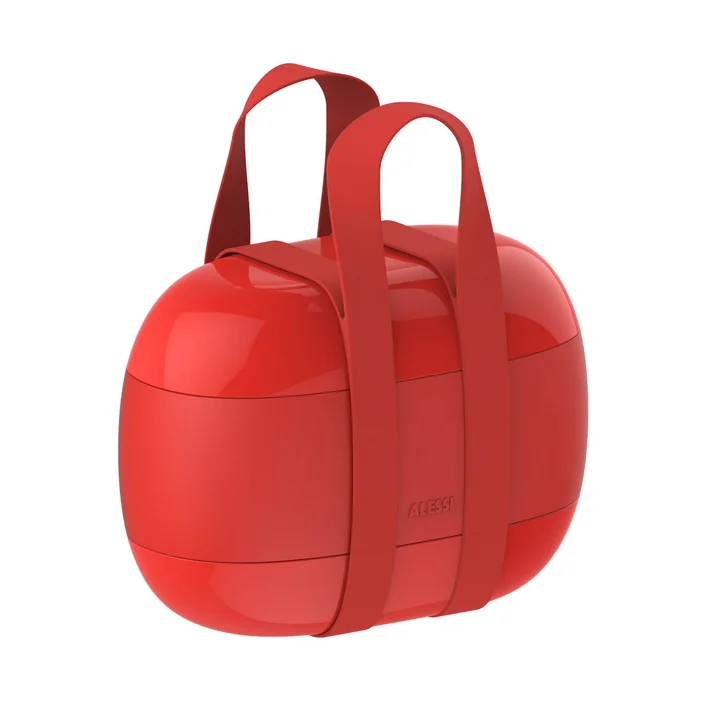 Alessi - Food à Porter Lunchbox, rot