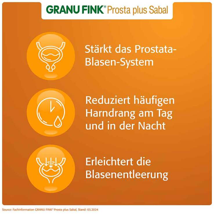 GRANU FINK® Prosta plus Sabal Hartkapseln, 60 St