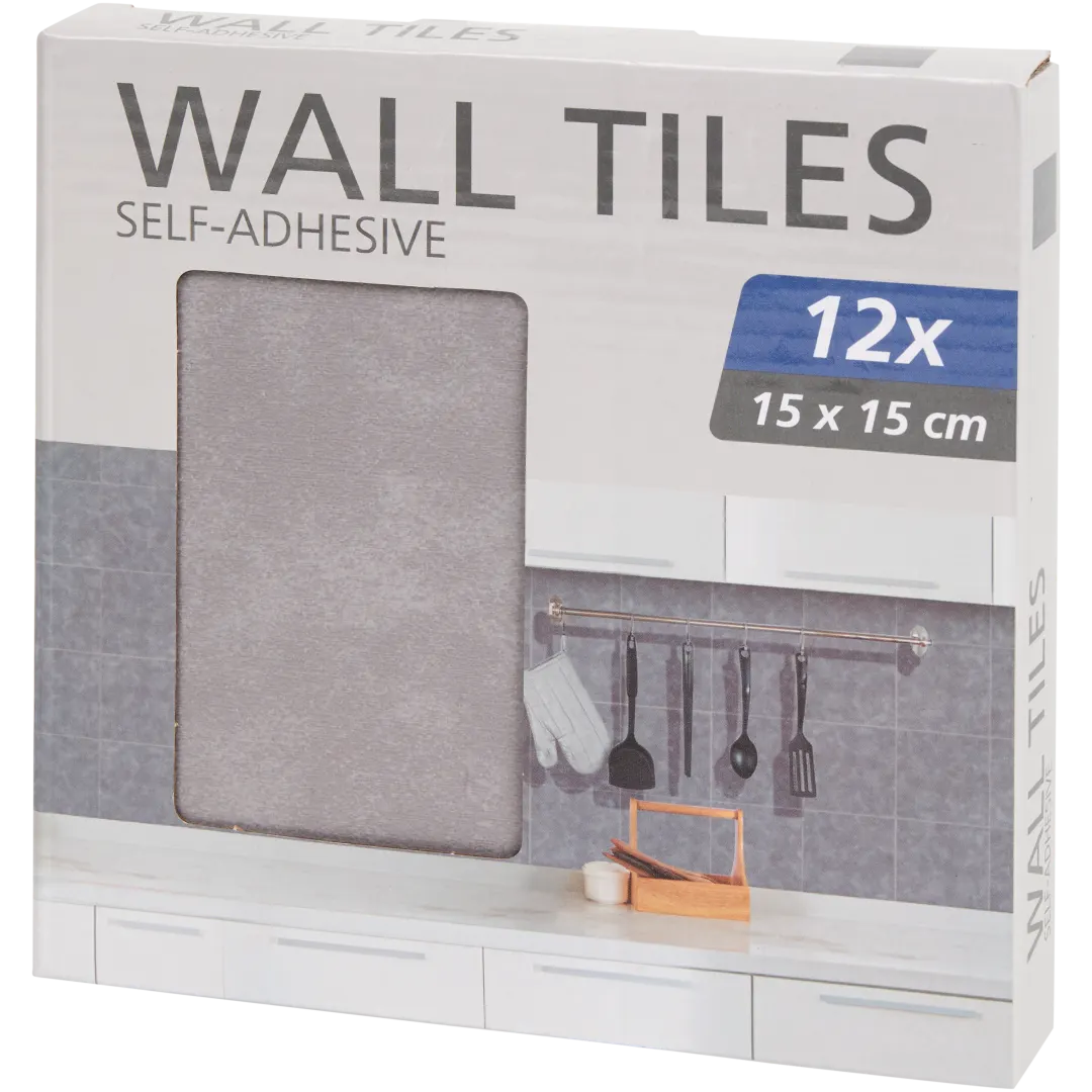 Zelfklevende wandtegels 12 stuks | 15 x 15 cm | diverse varianten