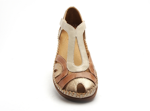 Pikolinos nu pieds plats femme cadaques 1569 beige