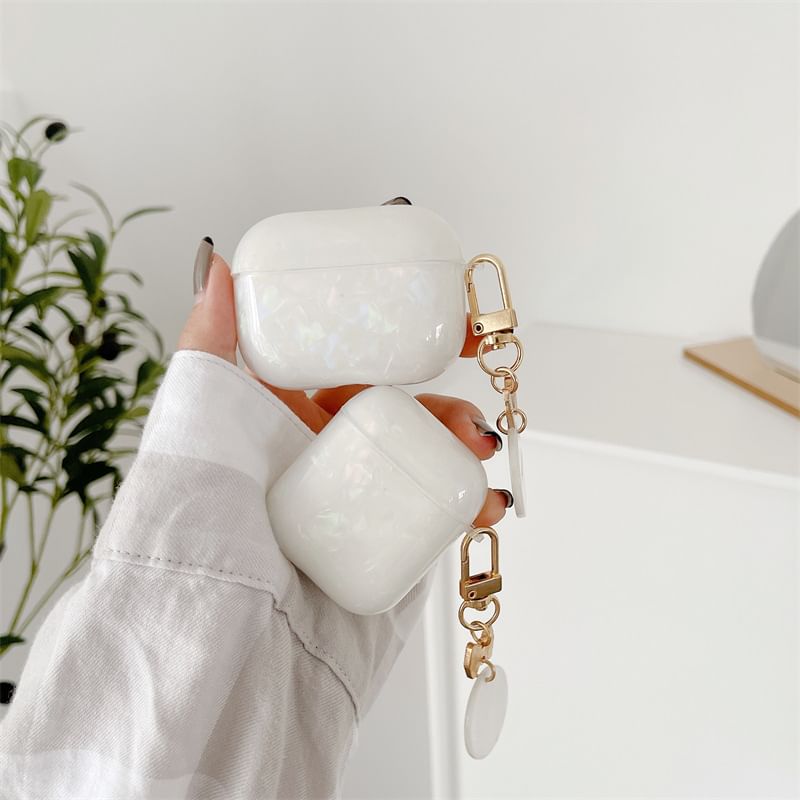 Capritz - Shell Textured Charm AirPods / Pro oortelefoonhoesje