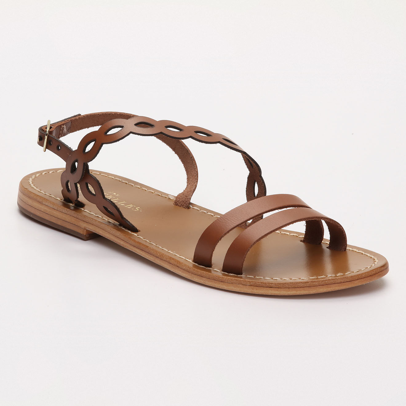 Les Bagatelles Sandales Agrata marron
