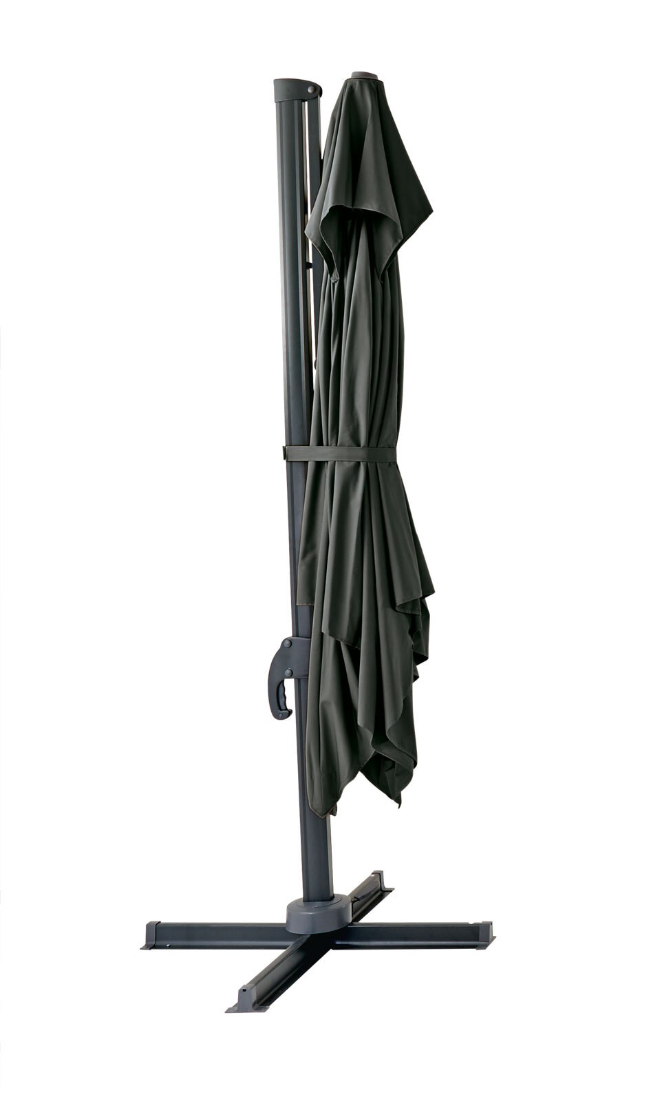Ampelschirm NORMAN 300 x 300 cm anthrazit