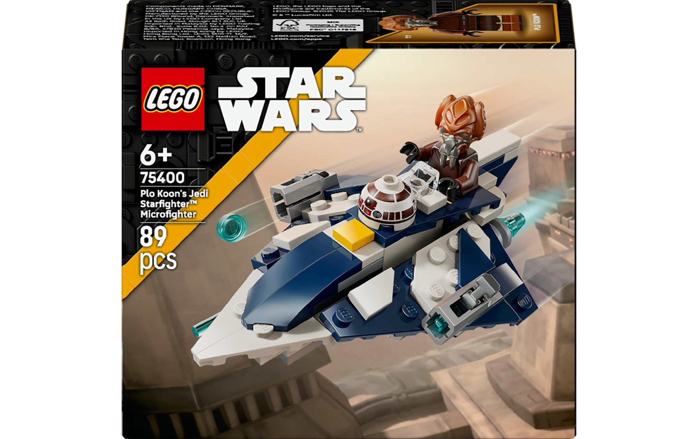 LEGO® Spielbausteine »Star Wars Plo Koons Jedi Starfighter Microfighter 75400«