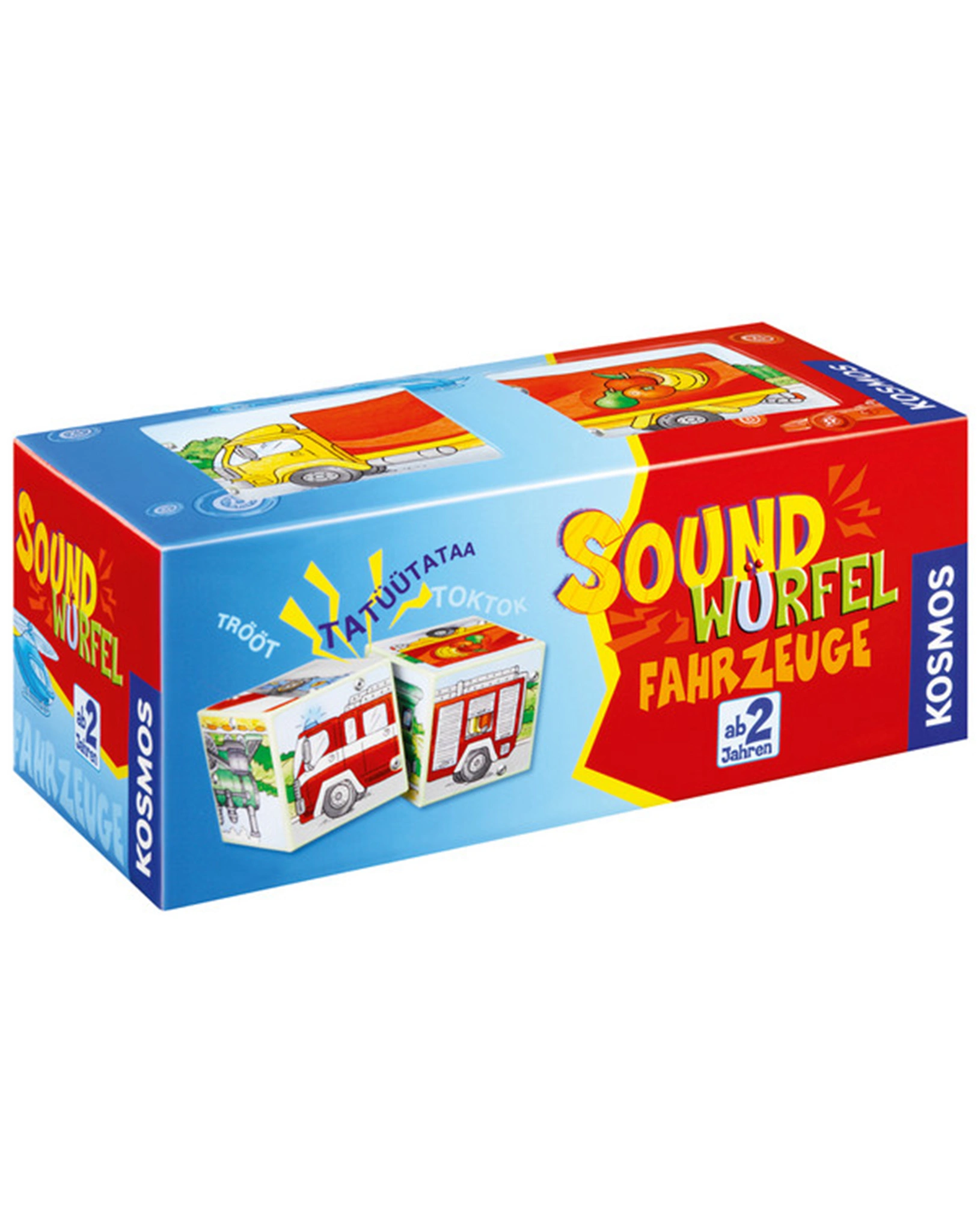 Soundwürfel – Fahrzeuge in bunt