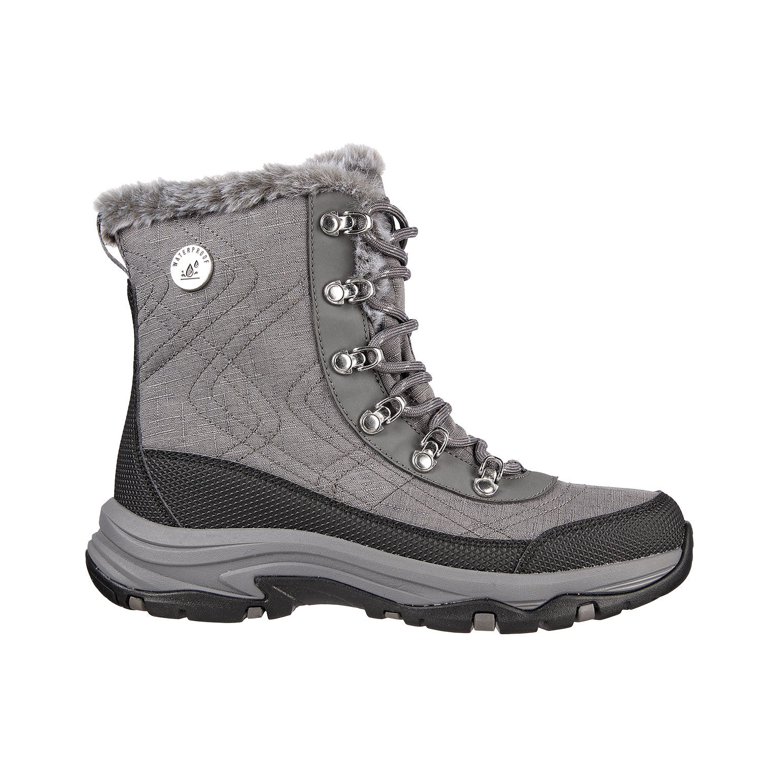 SKECHERS Schnürstiefel aus Leder