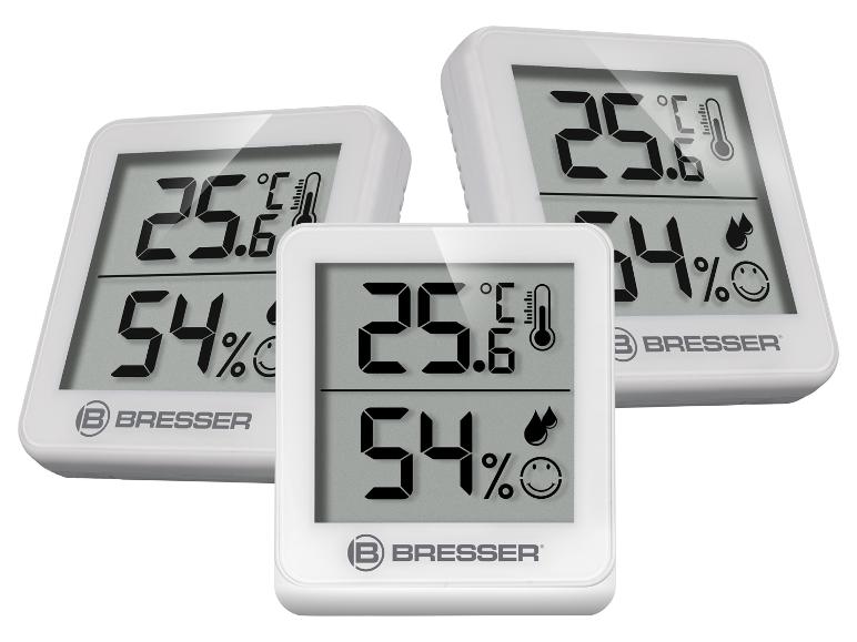 Set van 3 hygro- en thermometers