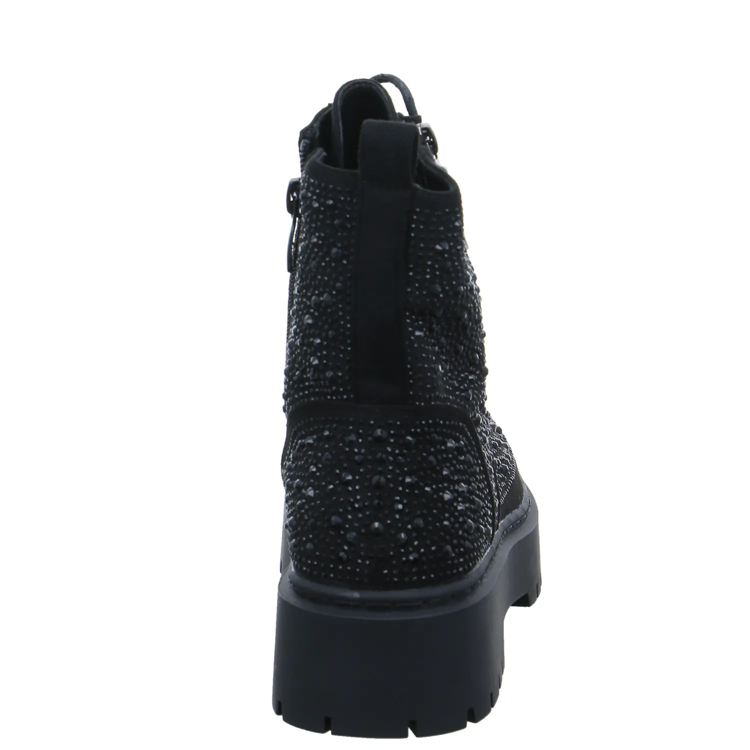 LA STRADA Boot Schwarz Lederimitat